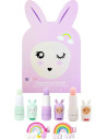 Inuwet boite deluxe paper bunny 3 baumes a levres + barettes