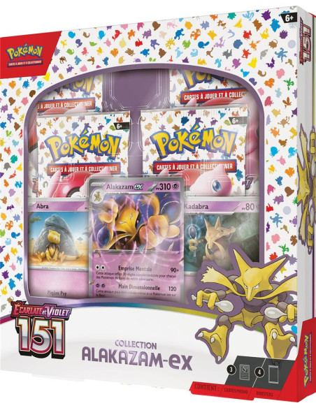 Pokémon EV3.5 : Coffret Alakazam-ex 4b Pokémon 151