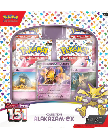 Pokémon EV3.5 : Coffret Alakazam-ex 4b Pokémon 151