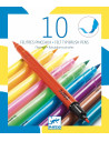 10 feutres pinceaux - pop