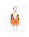Robe de renard avec coiffe - taille 5-6 ans