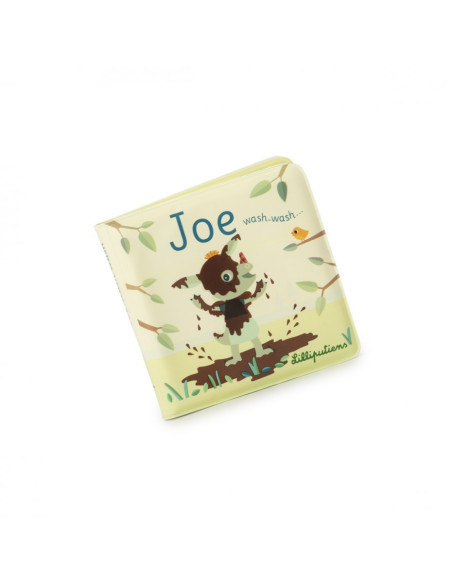 Joe wash wash - livre de bain magique - lilliputiens