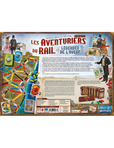 Les Aventuriers du Rail : Legacy : légendes de l'ouest