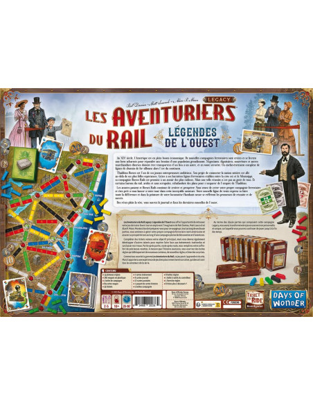Les Aventuriers du Rail : Legacy : légendes de l'ouest