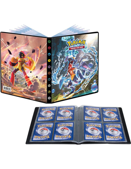 Pokémon : Portfolio EV04 - Ecarlate et Violet - Faille paradoxe - 80 cartes