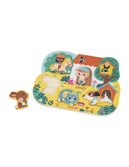 Puzzle campagne - 6 pcs - janod