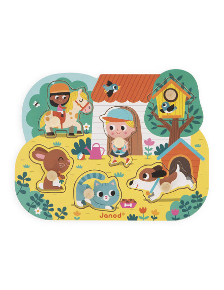 Puzzle campagne - 6 pcs - janod