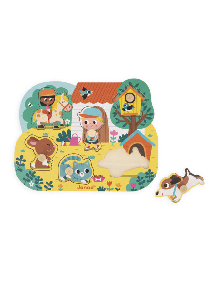 Puzzle campagne - 6 pcs - janod