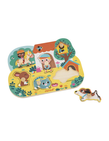 Puzzle campagne - 6 pcs - janod