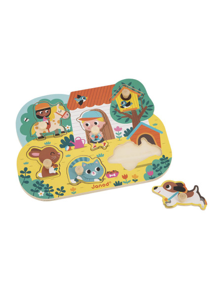 Puzzle campagne - 6 pcs - janod