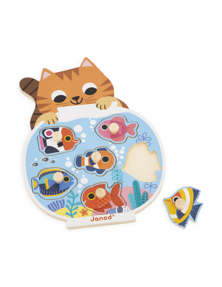 Puzzle aquarium - 6 pcs - janod