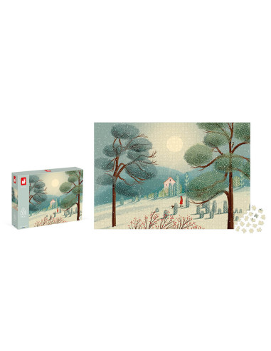 Puzzle merveilles d'hiver - 1500 pcs - janod