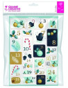 Planche a4 - 24 stickers de l'avent chic - graine creative