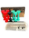 Tossit rouge-cyan - jeu de flechettes ventouse