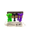Tossit violet-vert - jeu de flechettes ventouse