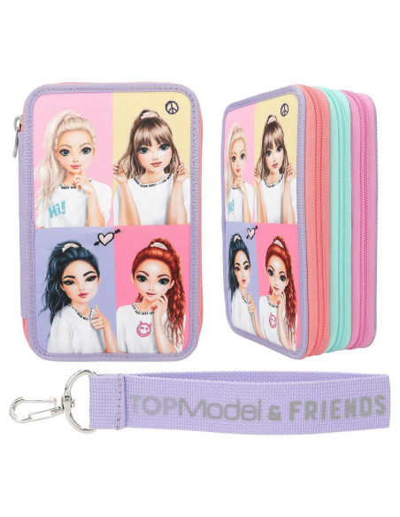 Topmodel trousse 3 compartiments snap shots