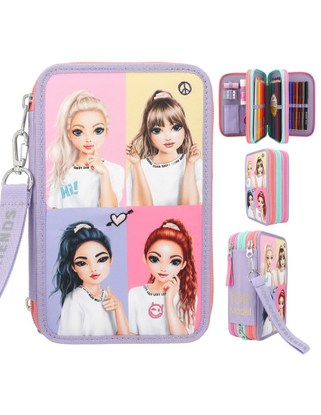 Topmodel trousse 3 compartiments snap shots