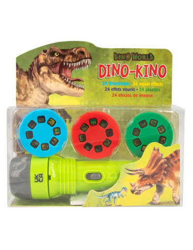 Dino World Lampe de poche avec effets visuels