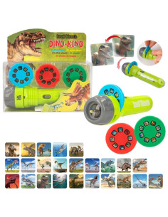 Dino World Lampe de poche avec effets visuels