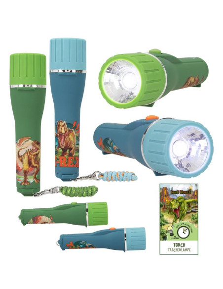 Dino World lampe de poche avec minuterie