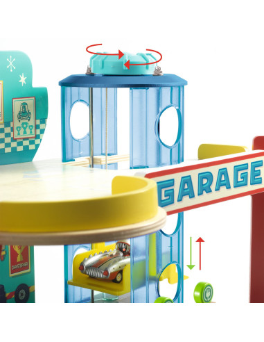 Crazy motors - garage - djeco