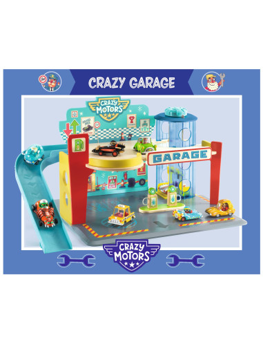 Crazy motors - garage - djeco