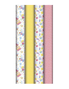 Papier cadeau fairy 2x0.7m 80g - clairefontaine