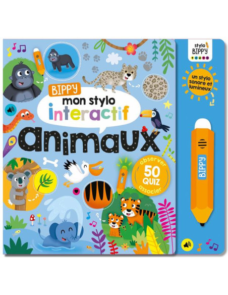 Bippy mon stylo interactif - animaux