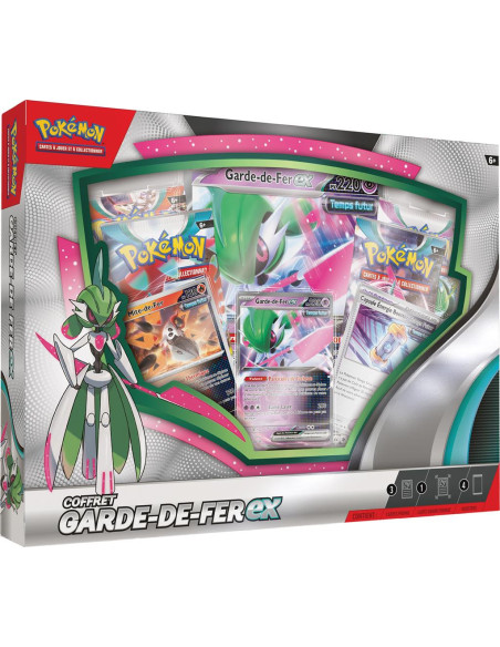 Pokémon: Coffret ex 4 boosters. Rugit-Lune/Garde-de-Ferex