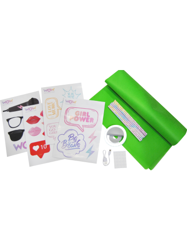 Clip lumineux a selfies et accessoires - wow generation