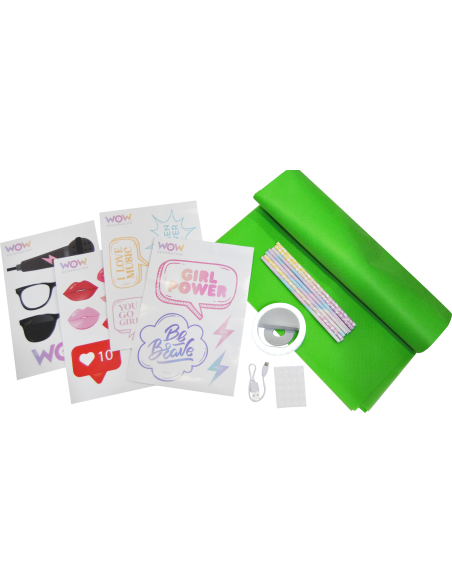 Clip lumineux a selfies et accessoires - wow generation