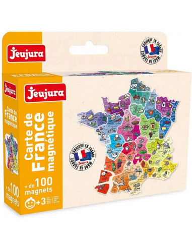 Carte de france magnetique - jeujura