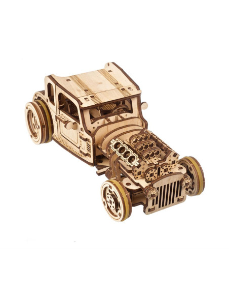 UGEARS Hot Rod Furious Mouse - Maquette rétro en bois