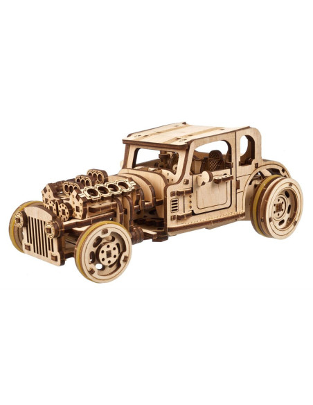 UGEARS Hot Rod Furious Mouse - Maquette rétro en bois