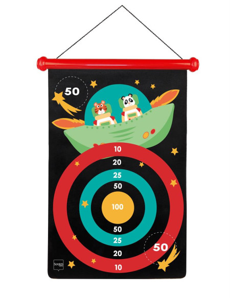 Scratch active play : fléchettes magnétiques astronaute