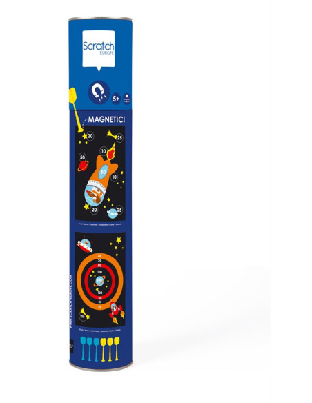Scratch active play : fléchettes magnétiques espace