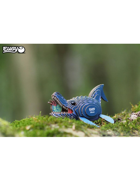 Eugy puzzle 3d - prehistoire - mosasaurus