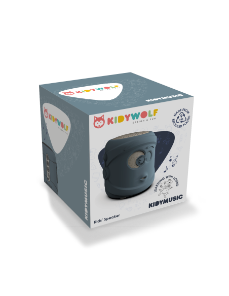 Kidymusic - enceinte bleue nova - kidywolf