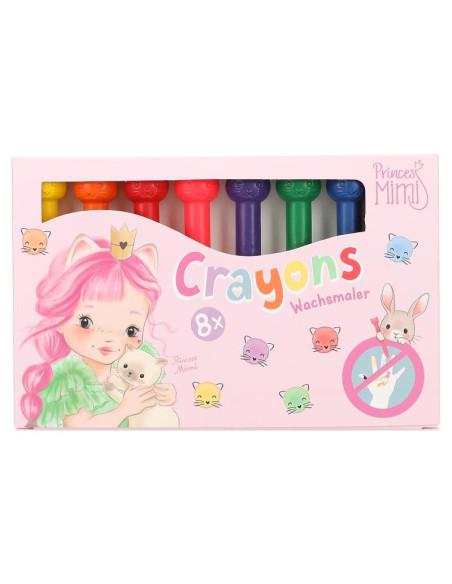 Princess Mimi Cire à colorier avec embout chat