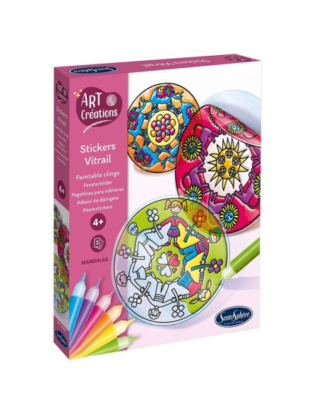 Art & Créations Sticker Mandalas Vitrail
