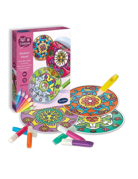 Art & Créations Sticker Mandalas Vitrail