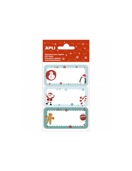 Etiquettes cadeaux Noël - le père Noel
