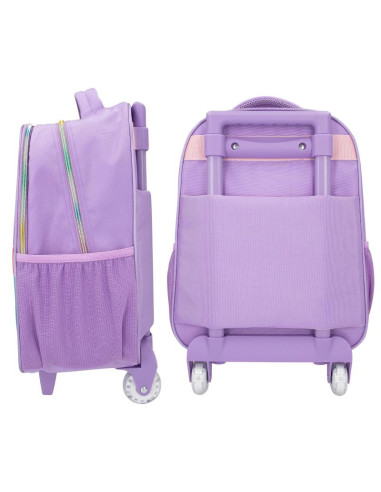 Ylvi trolley valise led à roulettes