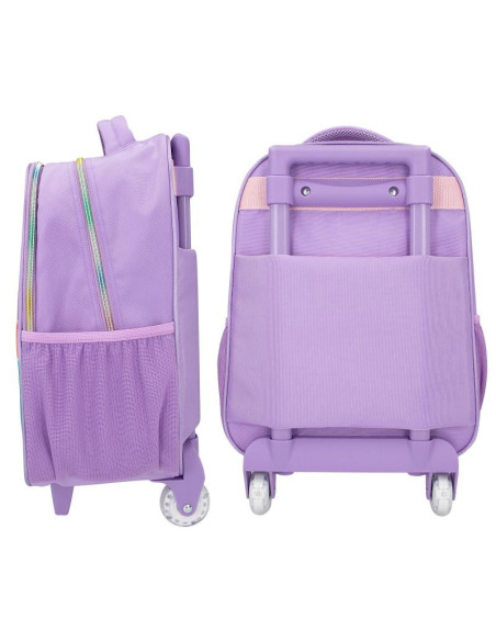 Ylvi trolley valise led à roulettes