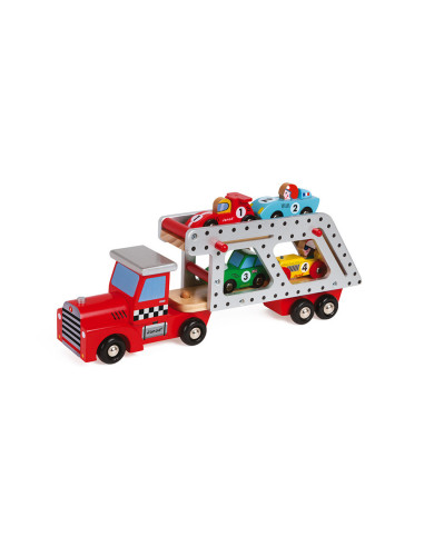 Camion Porte-Voitures - Story - Janod