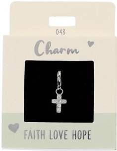 Charm Nr.48 Croix argent