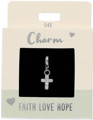 Charm Nr.48 Croix argent