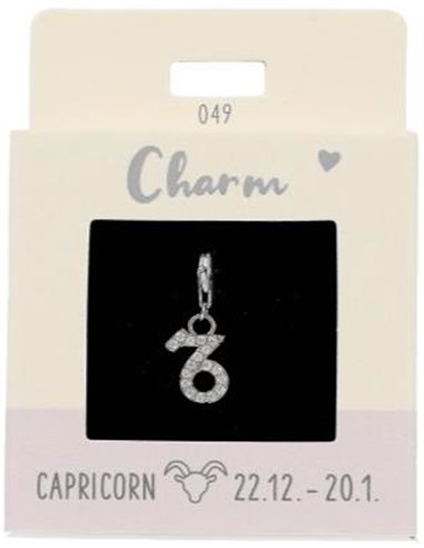 Charm Nr.49 Capricorne argent