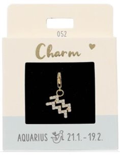 Charm Nr.52 Verseau or