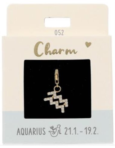 Charm Nr.52 Verseau or